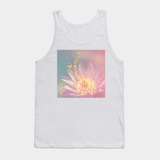 Lotus Flower Butterflies Cute Tank Top